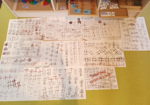 Galeria prac dzieci podsumowująca wykonane zadanie