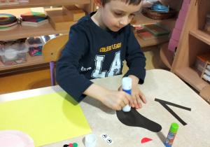 Mikołaj tworzy swojego ślimaka