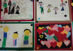 prace dzieci na temat prawa do życia w rodzinie oraz do miłości i ciepła