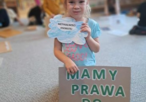 Pola prezentuje chmurkę przedstawiającą prawo do nietykalności osobistej