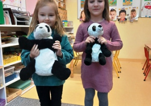 Ritka i Marysia prezentują swoje pandy
