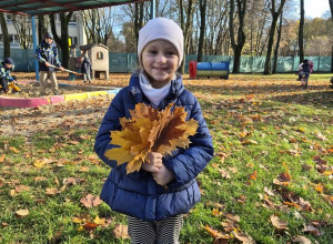 Jesienne zabawy w ogrodzie