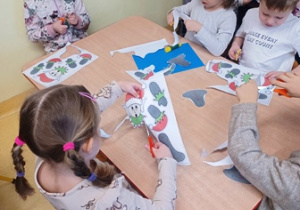 Działania plastyczne dzieci