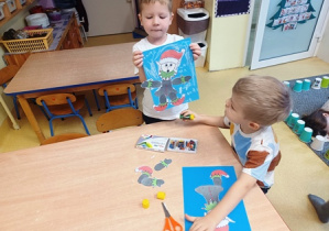 Mark i Jaś w czasie pracy