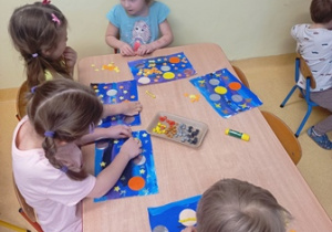 Praca plastyczna "Kosmos"