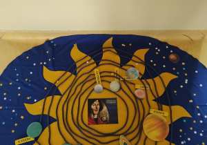 Wystawa - makieta Układu Słonecznego.