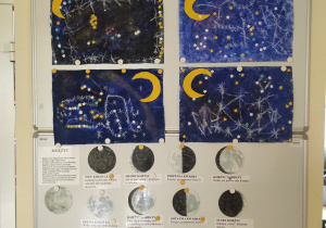 Wystawa - prezentacja prac: ,,Gwiazdozbiory".