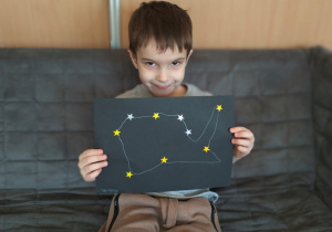 Maciuś prezentuje swój gwiazdozbiór