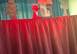 Jeden z bohaterów spektaklu - lis