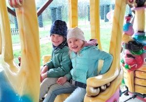 Franio i Zosia w wagoniku